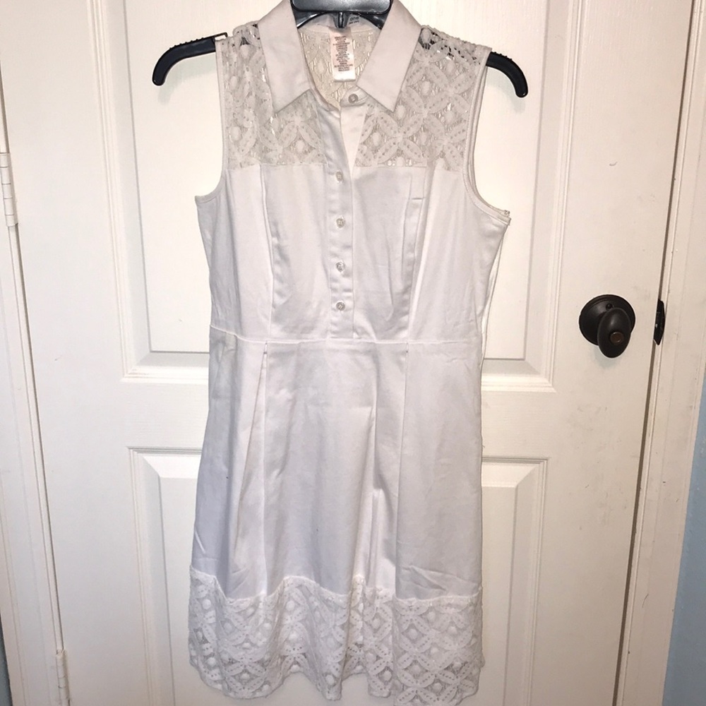 Studio One white dress size 6 petite